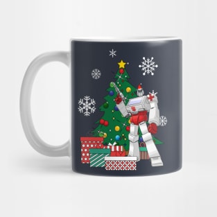 Ratchet Around The Christmas Tree Transformers Mug